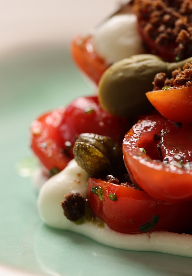 Fresh ingredients at Tropicana restaurant