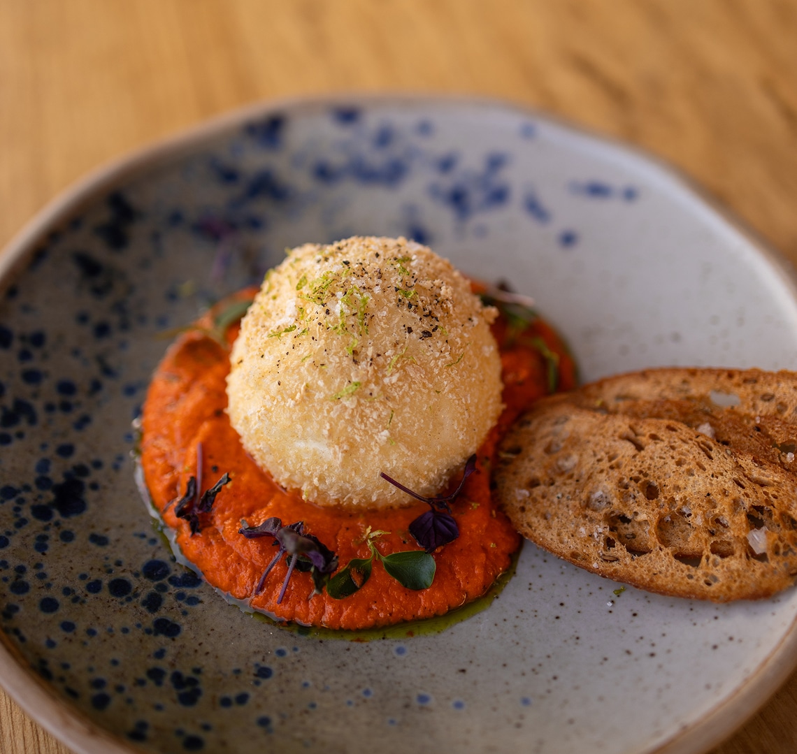 Fried burrata