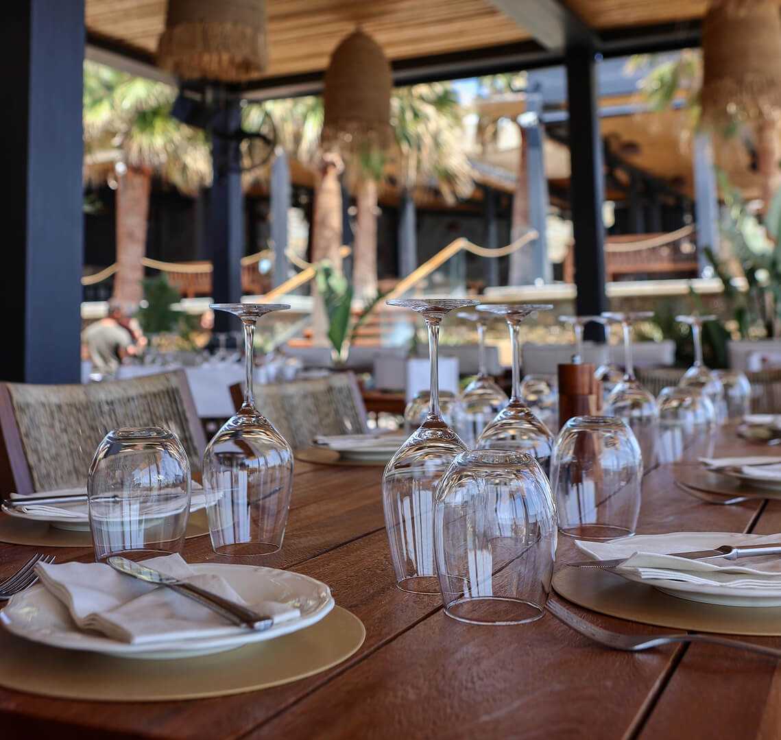 Table detail at Baladaya