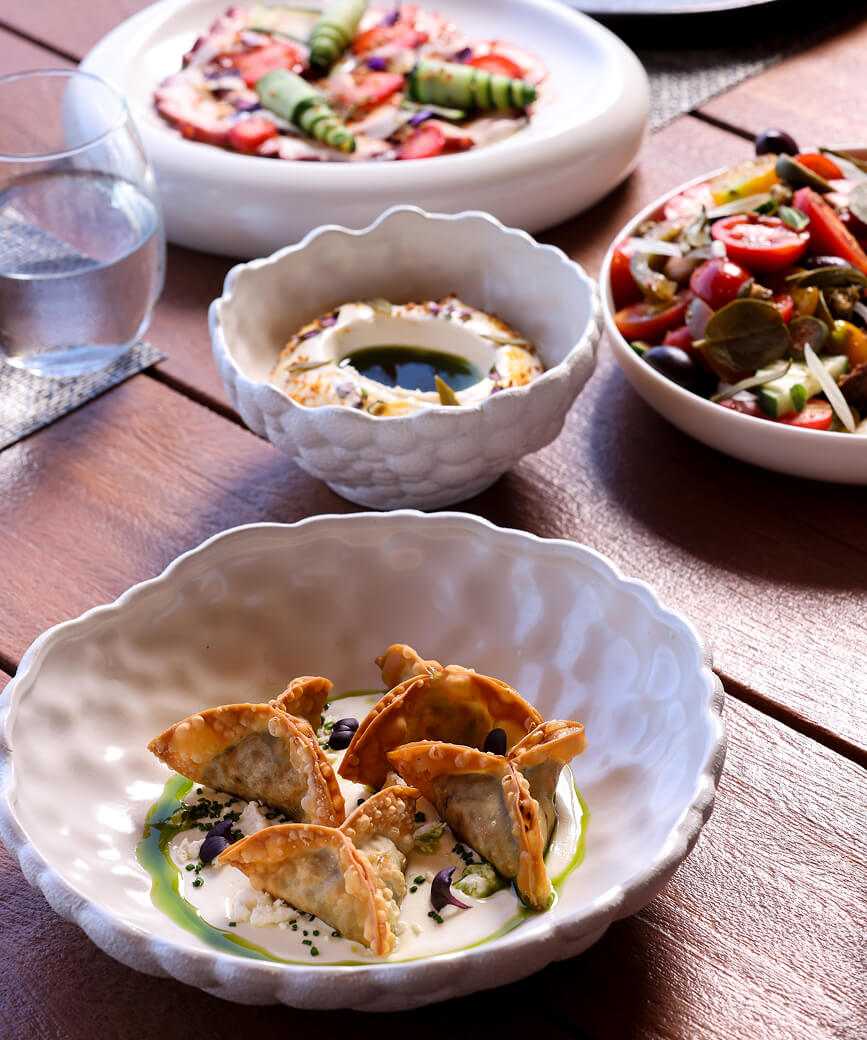 Creative dishes at Baladaya