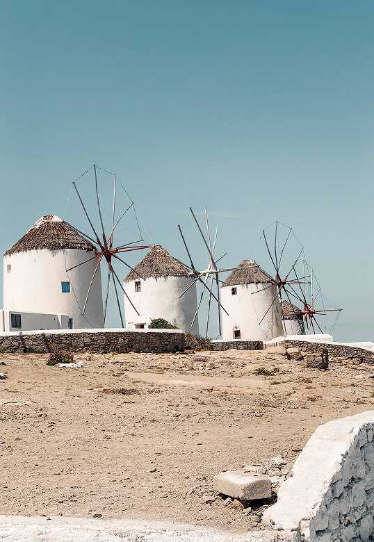 Mykonos windmills